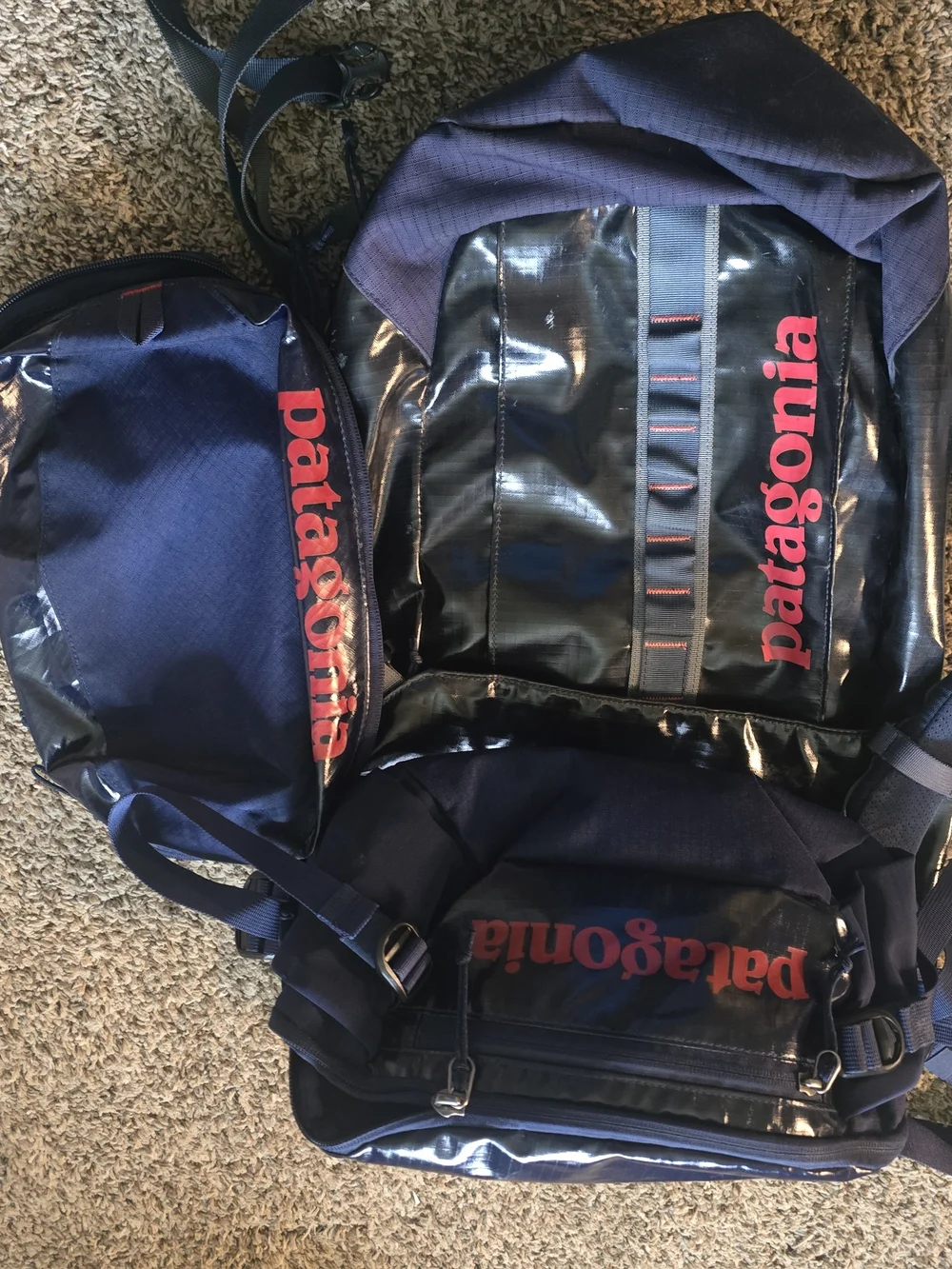Patagonia Glossy Tpu 32 Rolltop Packing Cube And Hip Pack